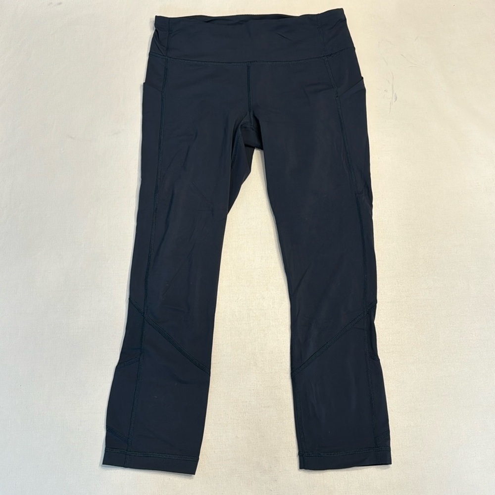 Lululemon Pace Rival Crop Leggings Blue
